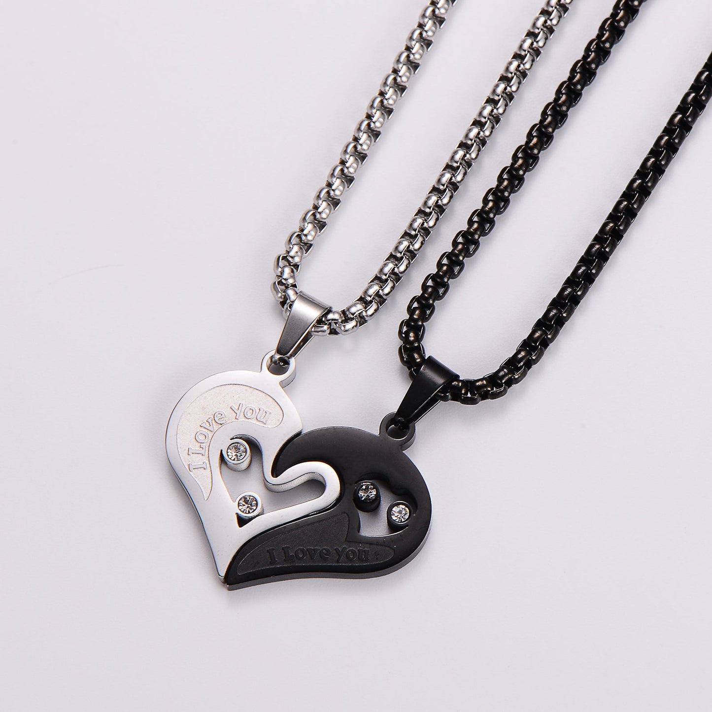 Simple Style Heart Shape Stainless Steel 18k Gold Plated Pendant Necklace