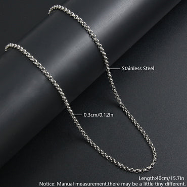 Hip-hop Simple Style Geometric Stainless Steel Plating Necklace