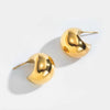 1 Pair Simple Style C Shape Plating Copper Ear Studs