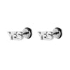 1 Piece Simple Style Geometric Letter Plating Stainless Steel Ear Studs