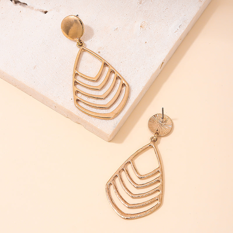 1 Pair Casual Simple Style Geometric Alloy Drop Earrings