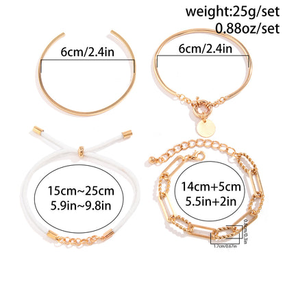 Casual Modern Style Heart Shape 18k Gold Plated Rhinestones Ccb Alloy Iron Wholesale Bracelets