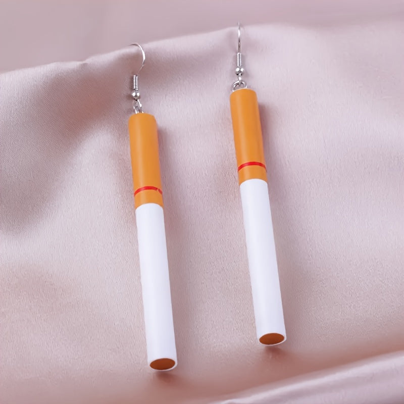 1 Pair Classic Style Color Block Resin Drop Earrings