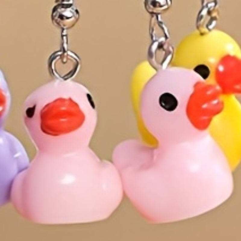 1 Pair Cute Cartoon Resin Drop Earrings