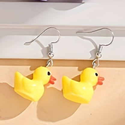 1 Pair Cute Cartoon Resin Drop Earrings