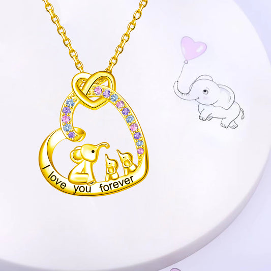 Cute Sweet Heart Shape Alloy Plating Inlay Rhinestones Gold Plated Silver Plated Women's Necklace