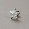 1 Piece Simple Style Star Heart Shape Crown Plating Inlay Stainless Steel Zircon Ear Studs