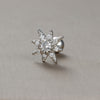 1 Piece Simple Style Star Heart Shape Crown Plating Inlay Stainless Steel Zircon Ear Studs