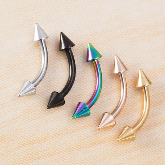 Simple Style Classic Style Solid Color Stainless Steel Eyebrow Nails Ear Studs Nose Studs In Bulk