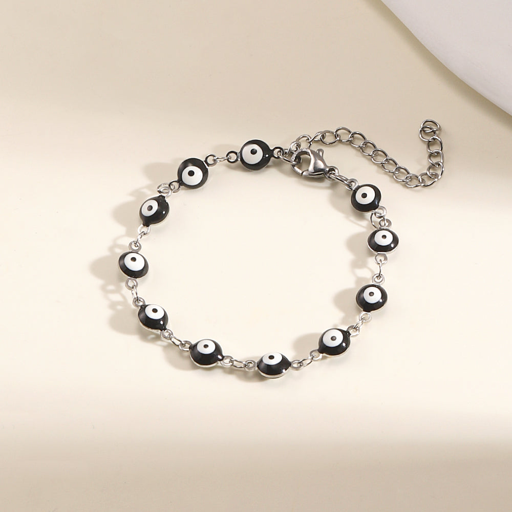 Streetwear Eye Stainless Steel Bracelets