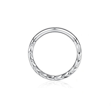 Streetwear Solid Color Stainless Steel Nose Ring In Bulk