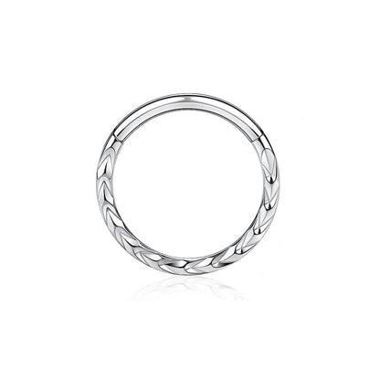 Streetwear Solid Color Stainless Steel Nose Ring In Bulk