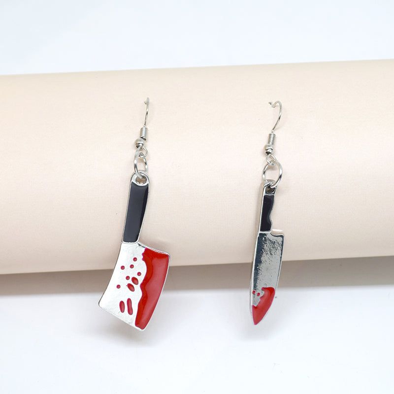 1 Pair Original Design Kitchen Knife Plating Alloy Drop Earrings