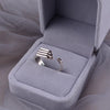 Vintage Style Hand Copper Plating Silver Plated Open Rings