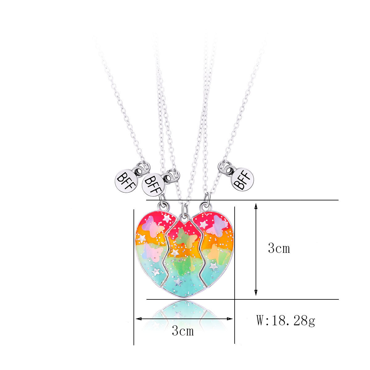 Casual Cute Star Heart Shape Alloy Kid's Pendant Necklace