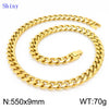 Hip-hop Solid Color Titanium Steel Polishing Bracelets Necklace