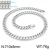 Hip-hop Solid Color Titanium Steel Polishing Bracelets Necklace