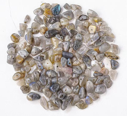 1 Pack Natural Stone Gravel Geometric Beads