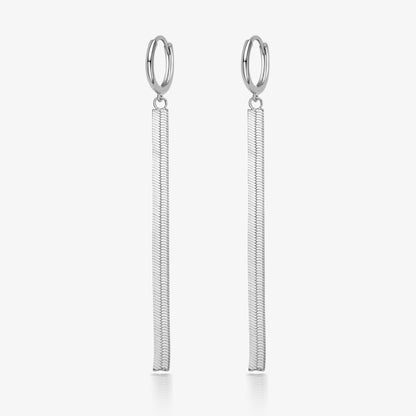 1 Pair Ig Style Elegant Tassel Plating Sterling Silver 18k Gold Plated White Gold Plated Drop Earrings