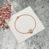 Streetwear Square Copper Artificial Crystal Gold Plated Bracelets