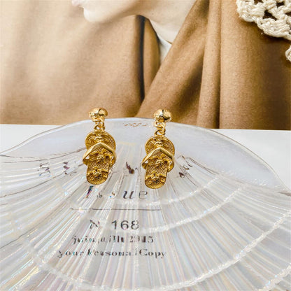 1 Pair Ig Style Retro Geometric Plating Alloy Zinc Drop Earrings