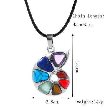Original Design Vacation Conch Alloy Plating Inlay Natural Stone Women's Pendant Necklace