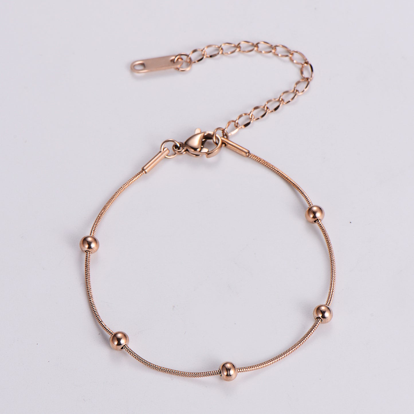 Elegant Luxurious Ball Stainless Steel Plating 18k Gold Plated Bracelets