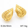 1 Pair Simple Style Geometric Stainless Steel 18k Gold Plated Ear Studs