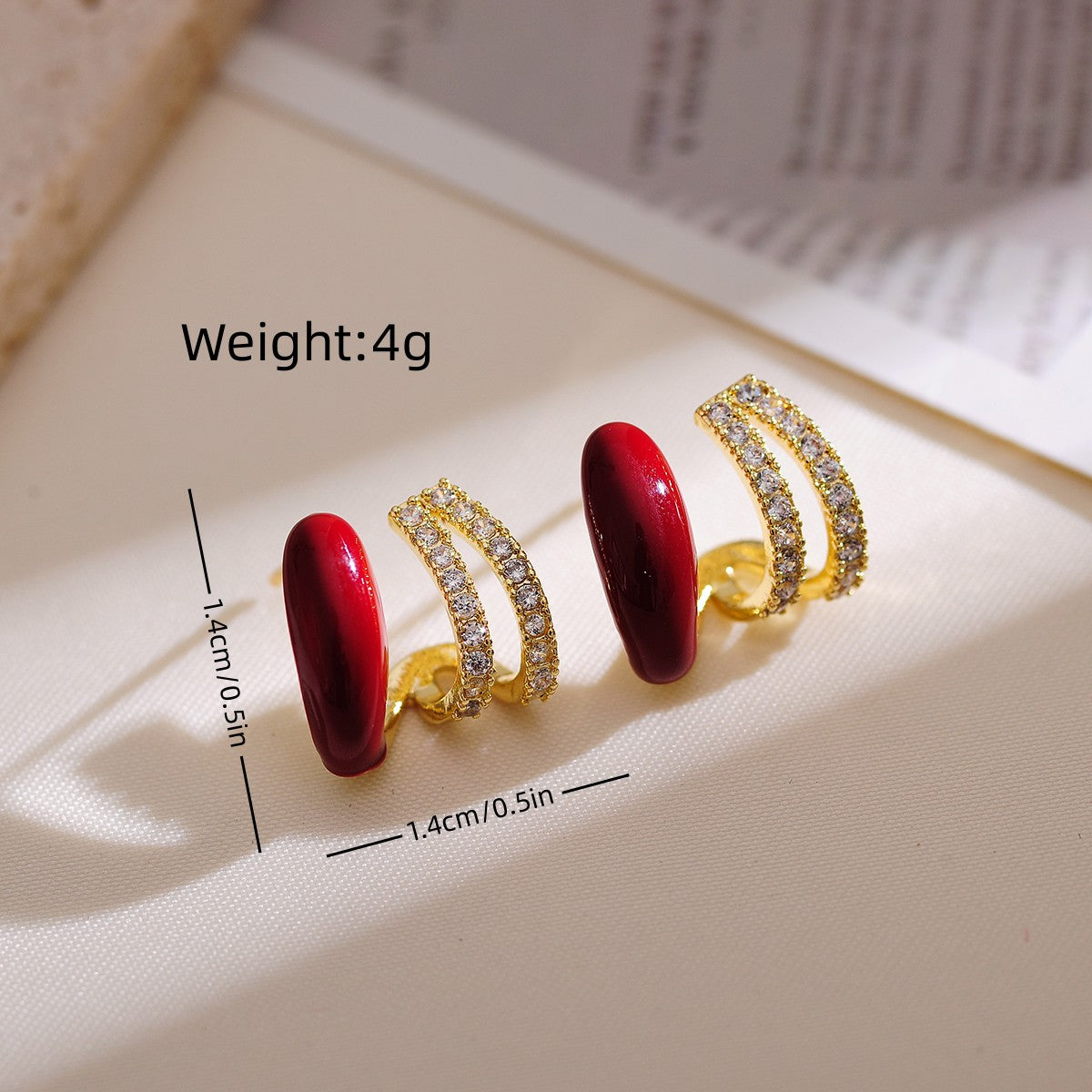 1 Pair Casual Simple Style Geometric Copper 18k Gold Plated Hoop Earrings Ear Studs