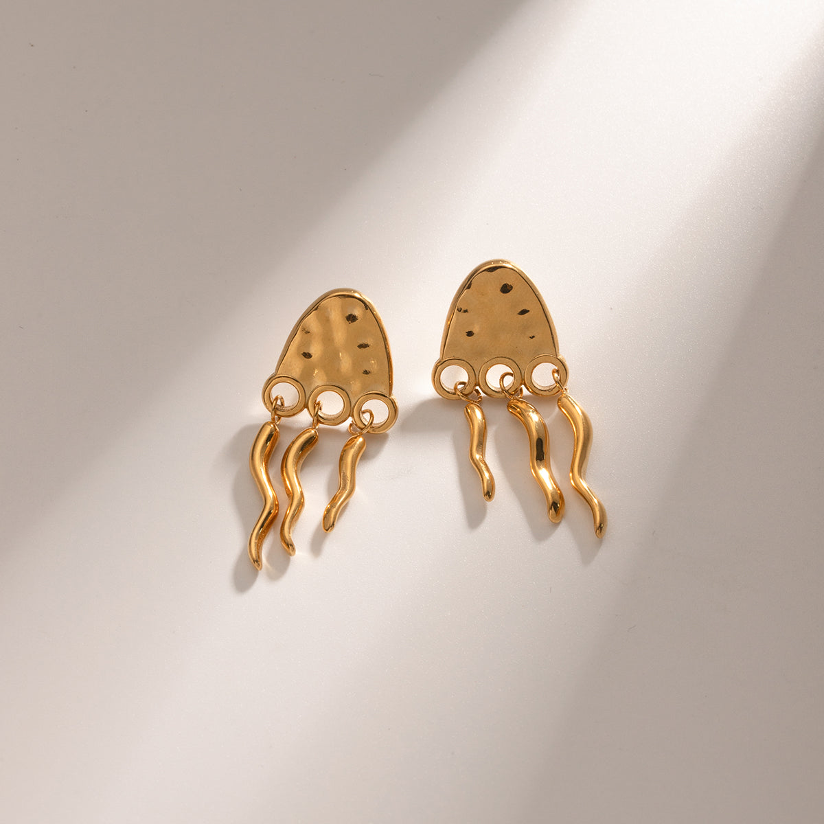 1 Pair Ig Style Animal Plating Stainless Steel 18k Gold Plated Drop Earrings