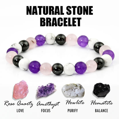 Casual Handmade Solid Color Artificial Gemstones Natural Stone Beaded Handmade Bracelets
