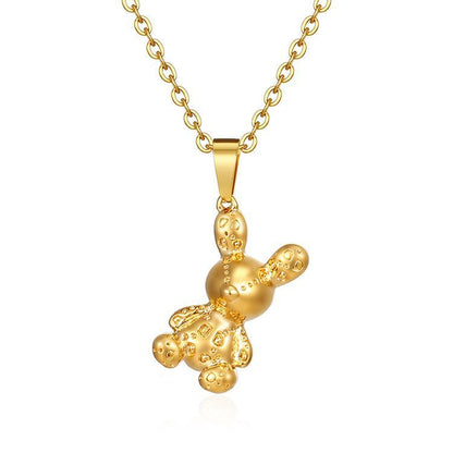 Cute Animal Stainless Steel Plating Pendant Necklace