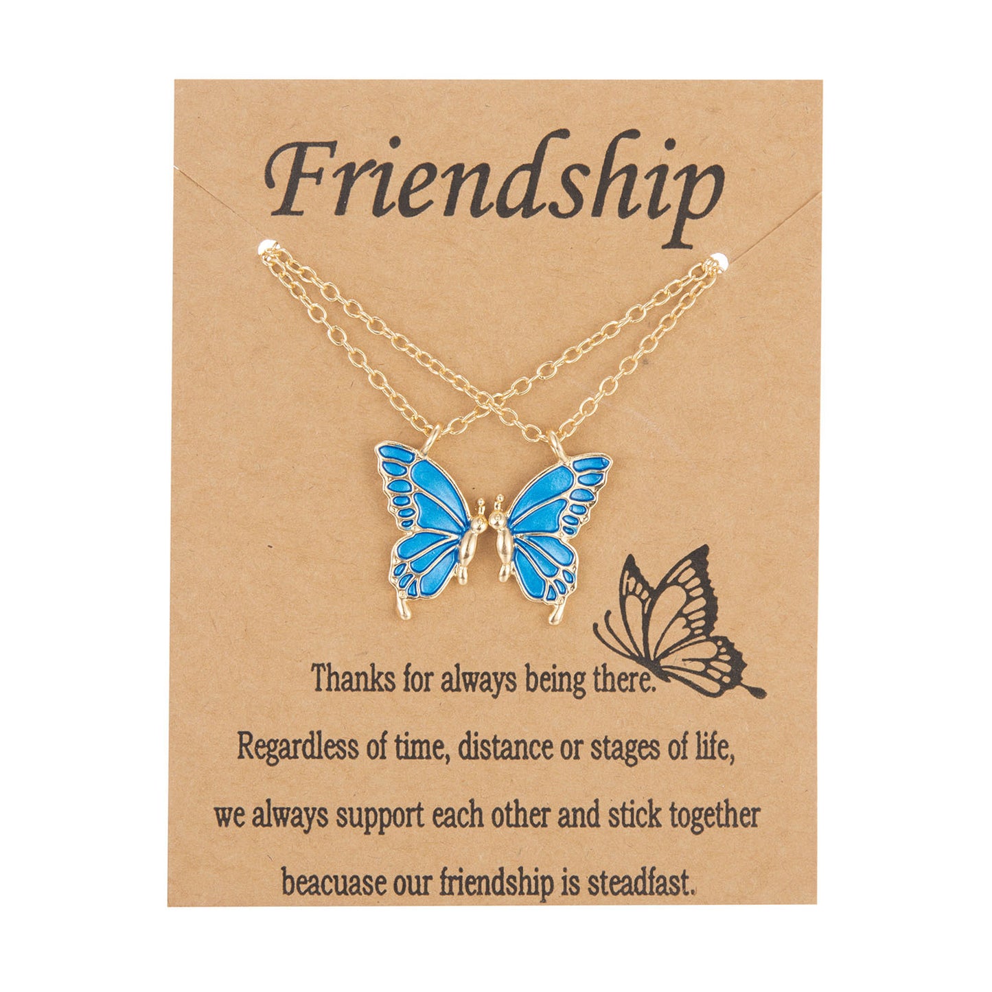 Sweet Simple Style Butterfly Alloy Plating Women's Pendant Necklace