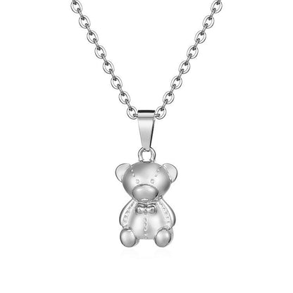 Cute Animal Stainless Steel Plating Pendant Necklace