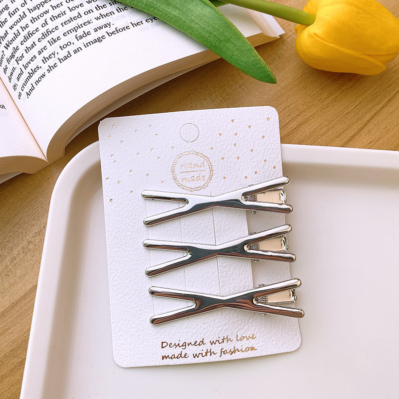 Women'S Simple Style Geometric Metal Hair Clip