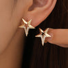 1 Pair Simple Style Geometric Plating Inlay Copper Zircon Ear Cuffs