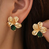 1 Pair Simple Style Geometric Plating Inlay Copper Zircon Ear Cuffs