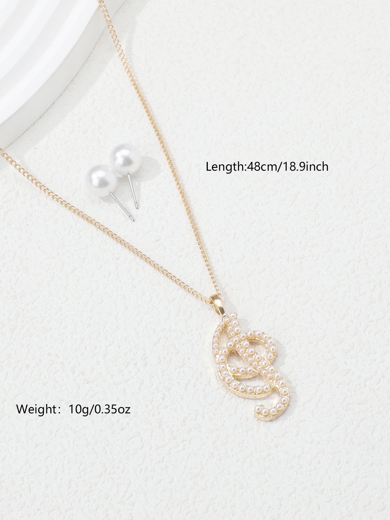 Simple Style Letter Heart Shape Snowflake Copper Plating Inlay Artificial Pearls Gold Plated Jewelry Set