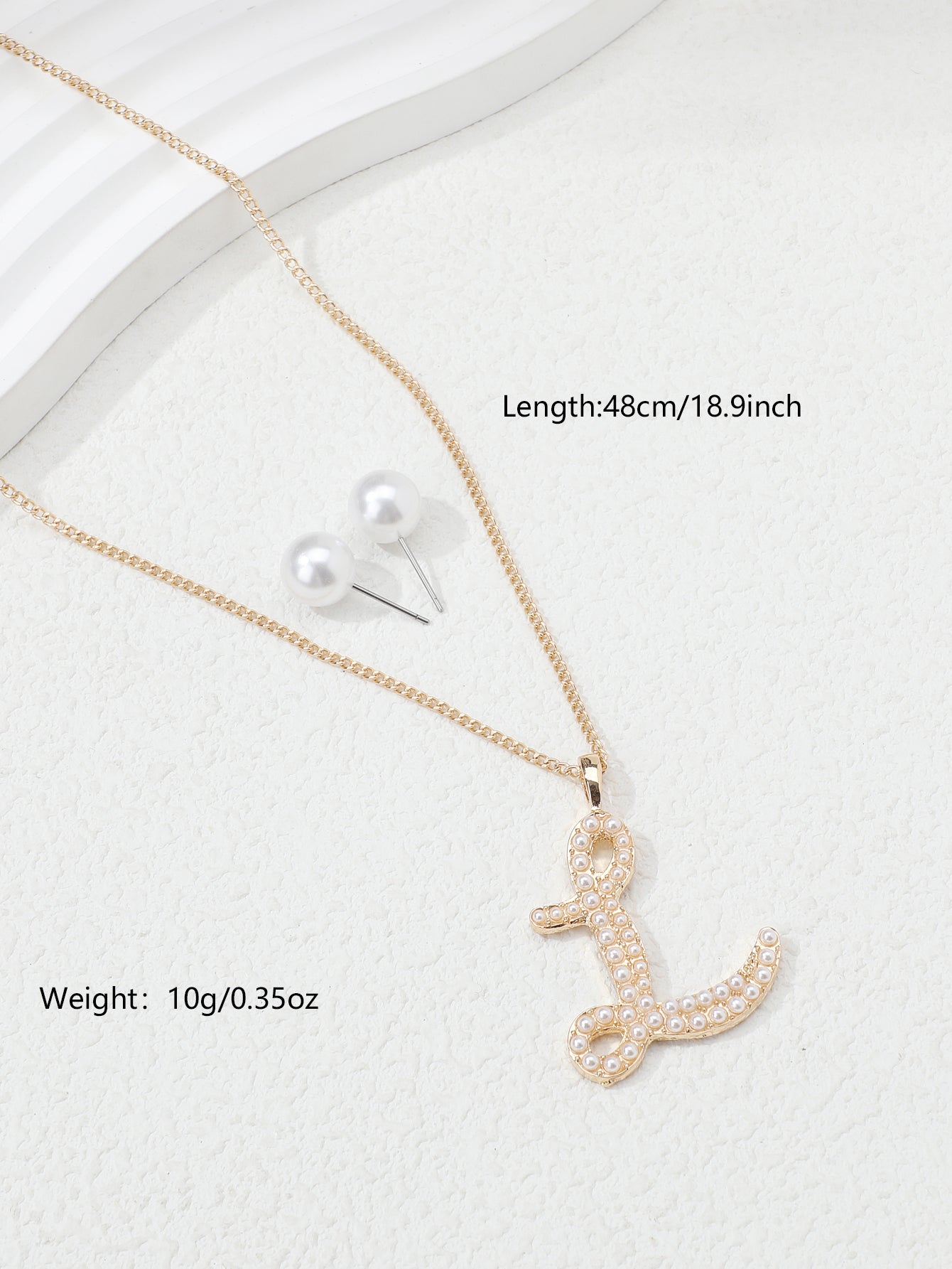 Simple Style Letter Heart Shape Snowflake Copper Plating Inlay Artificial Pearls Gold Plated Jewelry Set