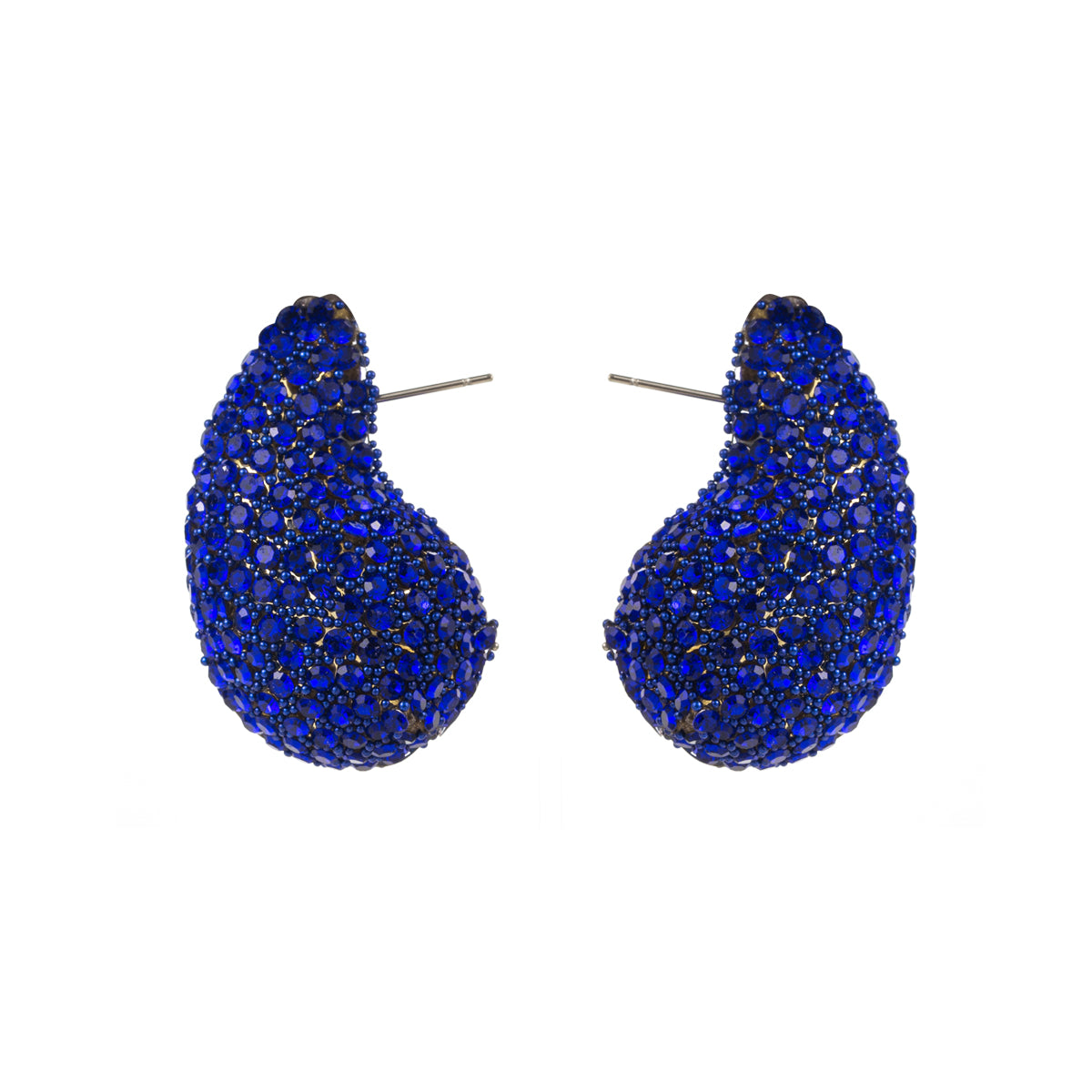 1 Pair Casual Geometric Alloy Rhinestones Ear Studs