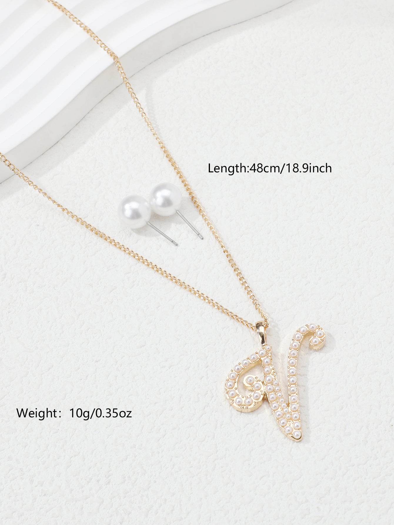 Simple Style Letter Heart Shape Snowflake Copper Plating Inlay Artificial Pearls Gold Plated Jewelry Set