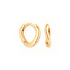 1 Pair Elegant U Shape Geometric Plating Copper Hoop Earrings