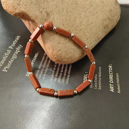 Casual Geometric Natural Stone Bracelets