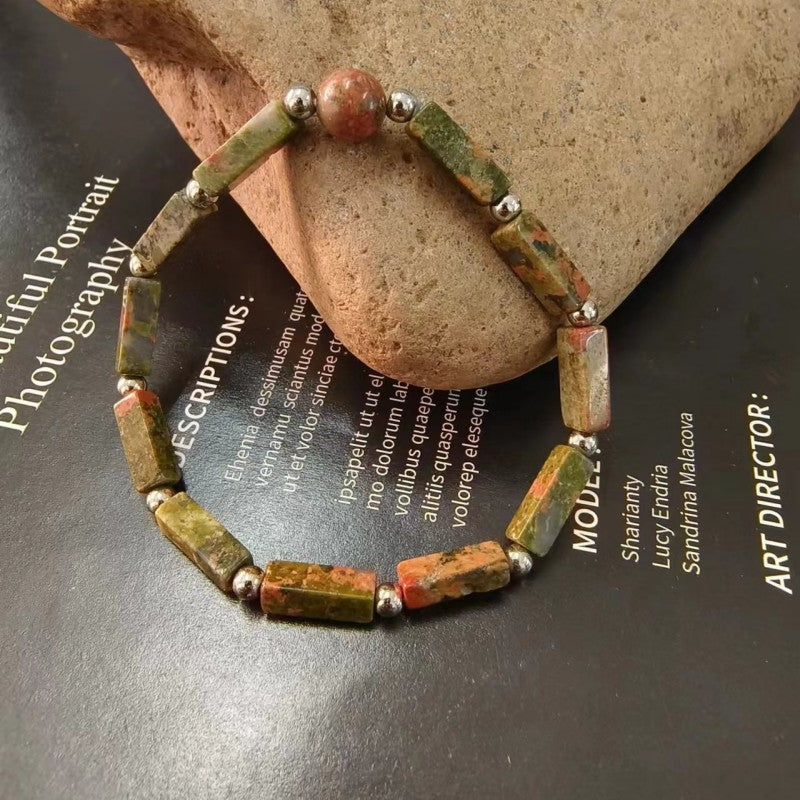 Casual Geometric Natural Stone Bracelets