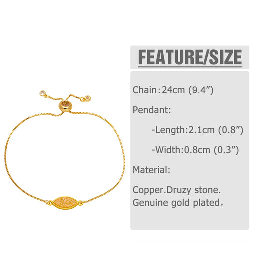 Simple Style Geometric Copper Plating 18k Gold Plated Bracelets