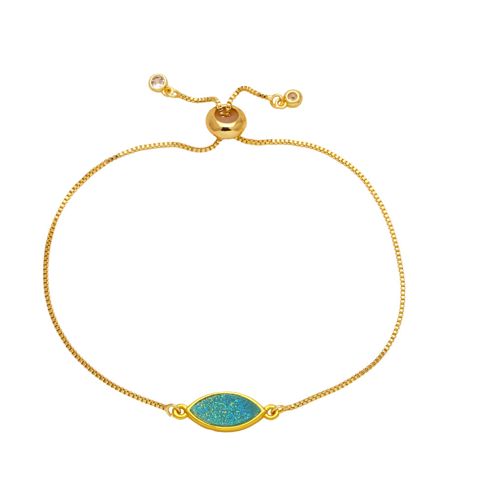 Simple Style Geometric Copper Plating 18k Gold Plated Bracelets