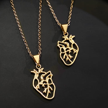 Simple Style Heart Alloy Valentine's Day Women's Pendant Necklace