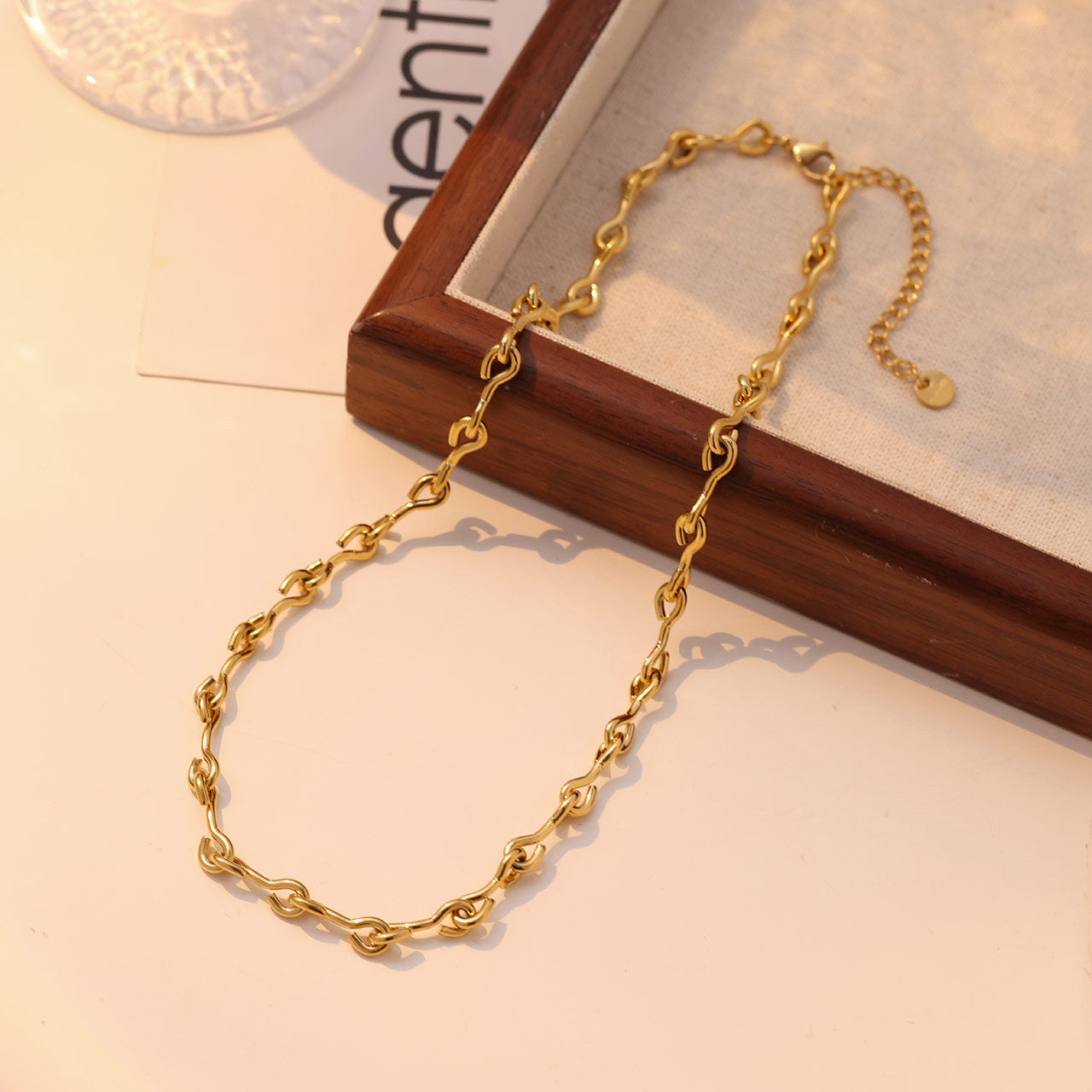 Casual Simple Style Geometric Stainless Steel Bracelets Necklace