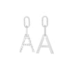 1 Pair Ig Style Simple Style Letter Plating Inlay Copper Drop Earrings