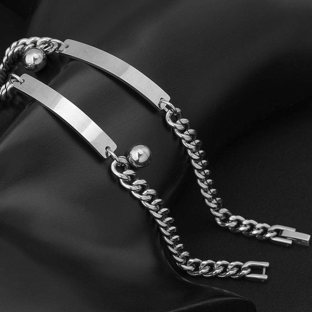 Simple Style Geometric Stainless Steel Bracelets